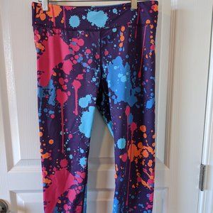 CVG splatter capri pants